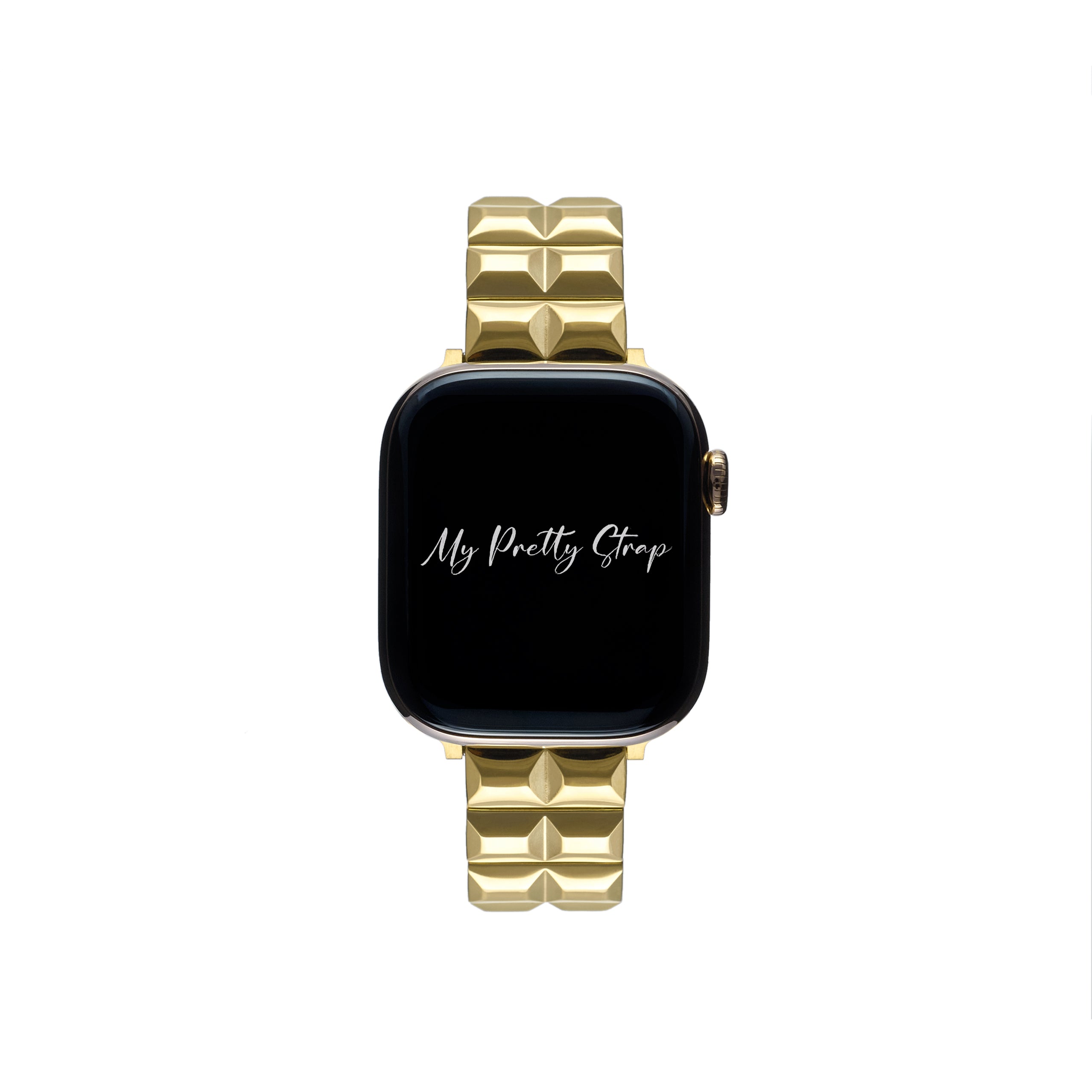 Mocca Apple Watch Strap – Gold