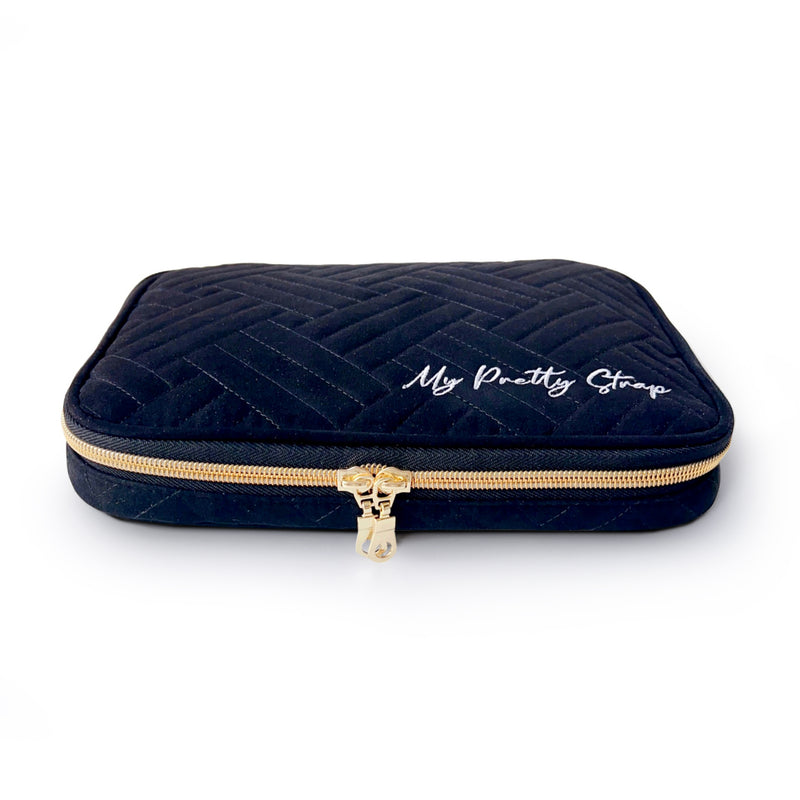 Luxury Strap Bag – Midnight Black