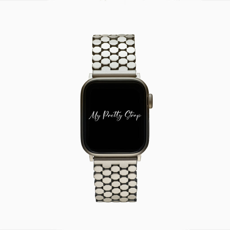 Honeycomb Stainless Steel Strap – Starlight